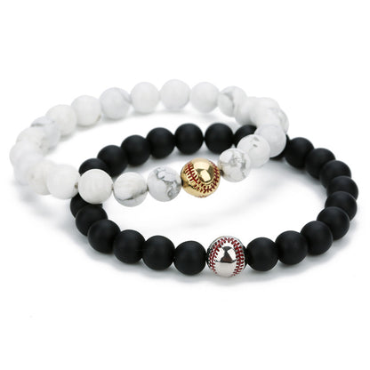 Stone Bead Bracelet